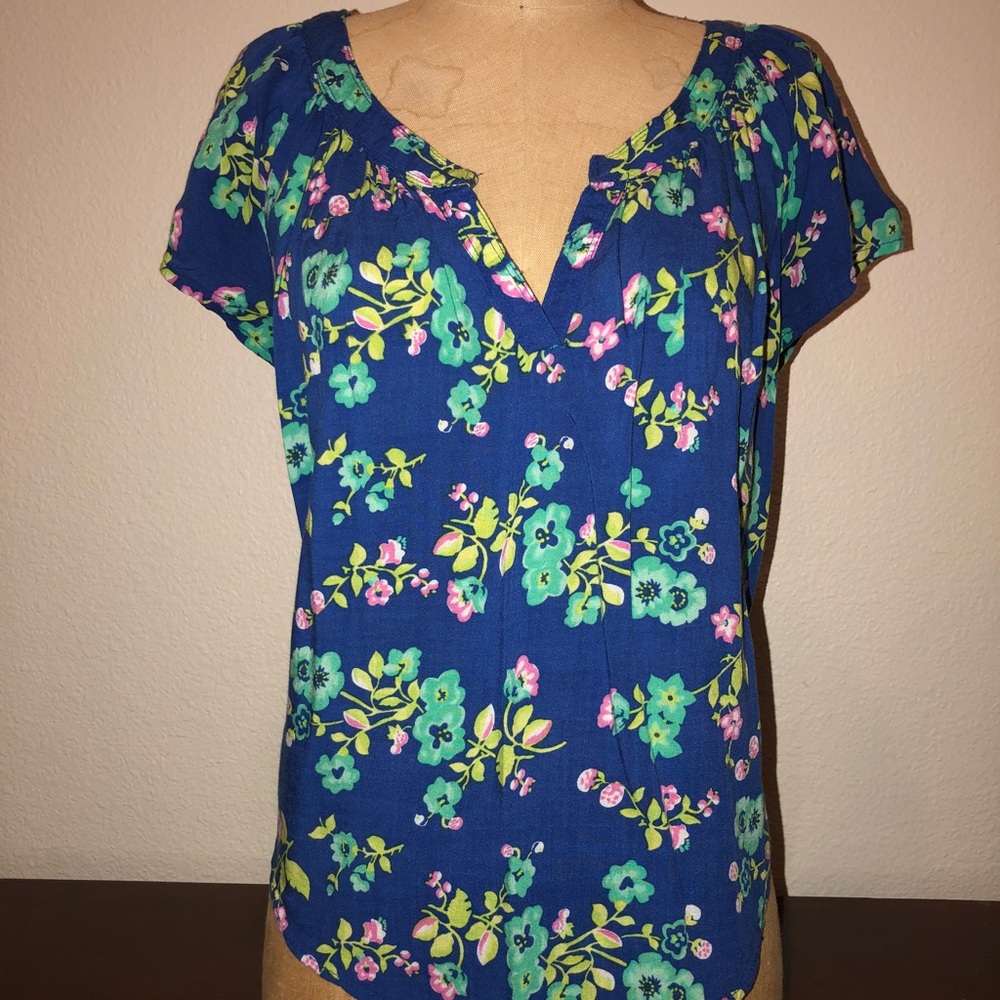 Floral Hollister Top